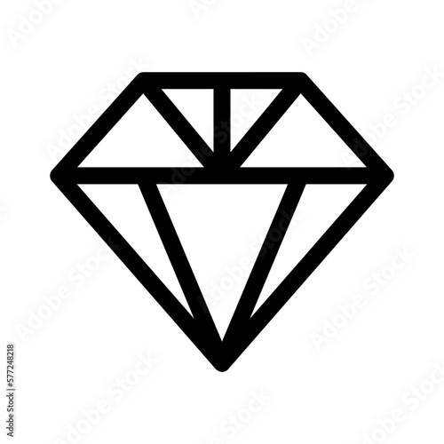 diamond icon or logo isolated sign symbol vector illustration - high quality black style vector icons
