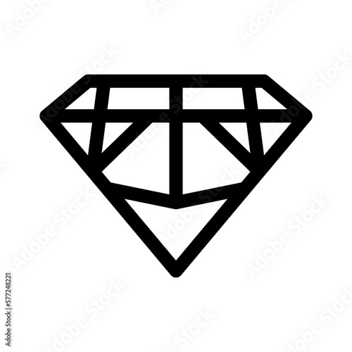 diamond icon or logo isolated sign symbol vector illustration - high quality black style vector icons
