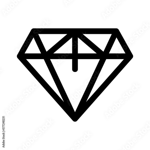 diamond icon or logo isolated sign symbol vector illustration - high quality black style vector icons
