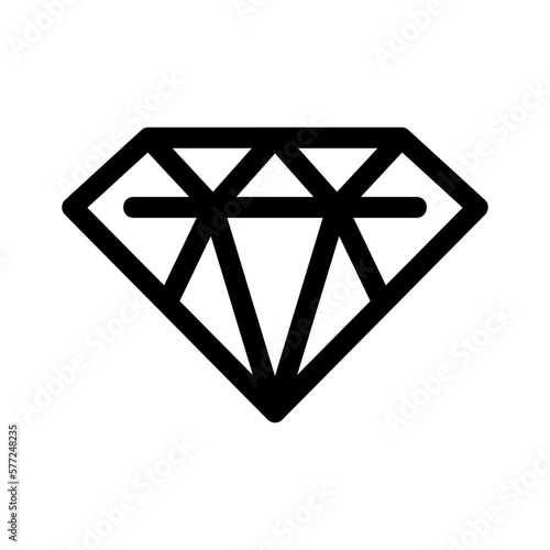 diamond icon or logo isolated sign symbol vector illustration - high quality black style vector icons
