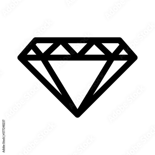 diamond icon or logo isolated sign symbol vector illustration - high quality black style vector icons
