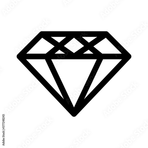 diamond icon or logo isolated sign symbol vector illustration - high quality black style vector icons
