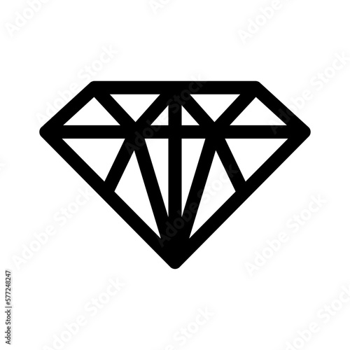 diamond icon or logo isolated sign symbol vector illustration - high quality black style vector icons
