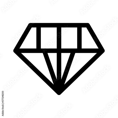 diamond icon or logo isolated sign symbol vector illustration - high quality black style vector icons
