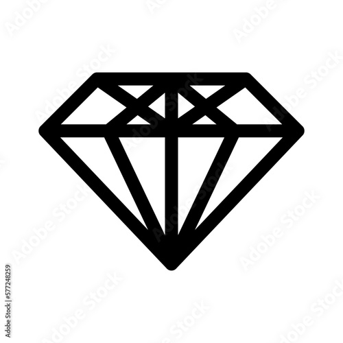 diamond icon or logo isolated sign symbol vector illustration - high quality black style vector icons
