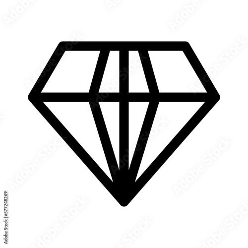 diamond icon or logo isolated sign symbol vector illustration - high quality black style vector icons
