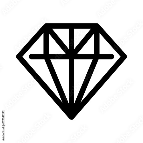 diamond icon or logo isolated sign symbol vector illustration - high quality black style vector icons
