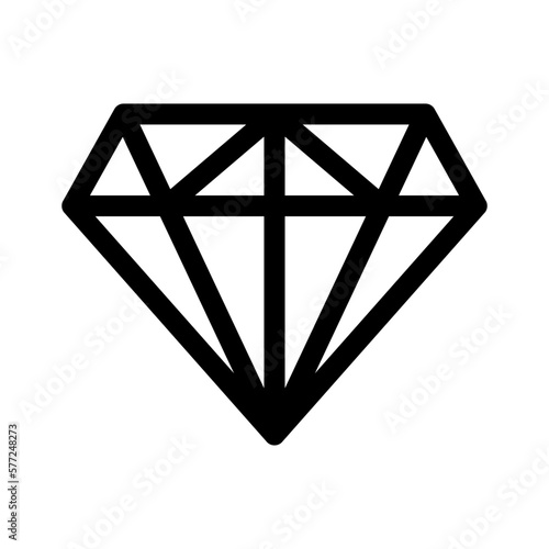 diamond icon or logo isolated sign symbol vector illustration - high quality black style vector icons
