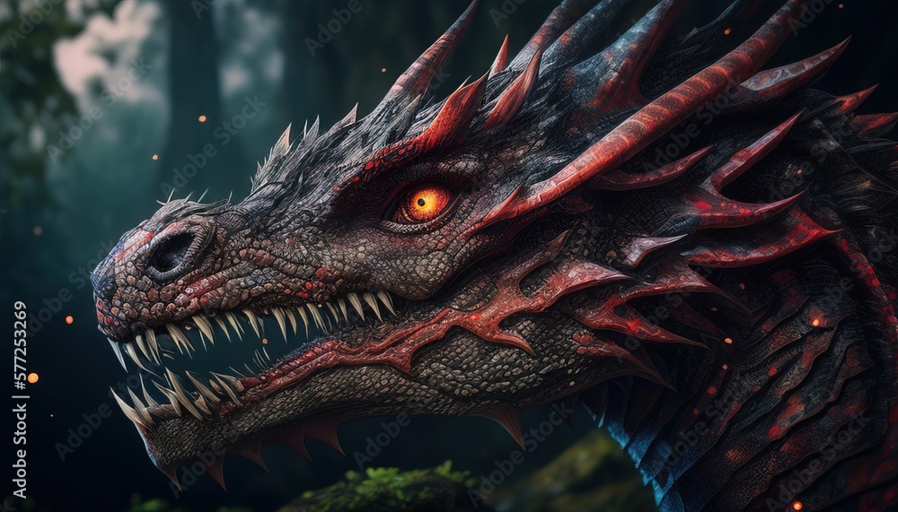 dragon digital art illustration dragon digital art illustration