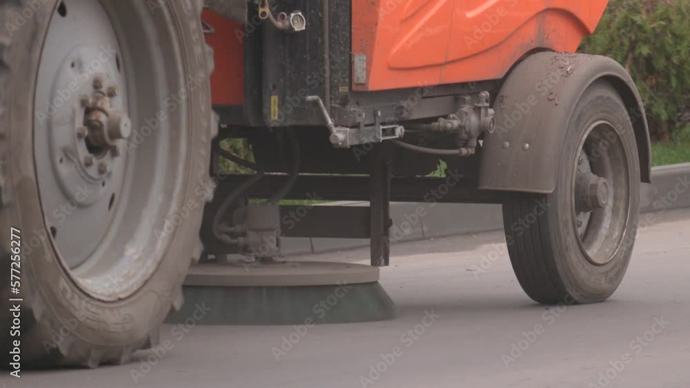Sweeping equipment for routine yearround municipal street and highway