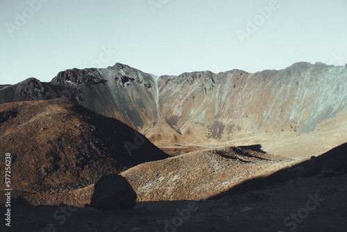 Valle en el nevado