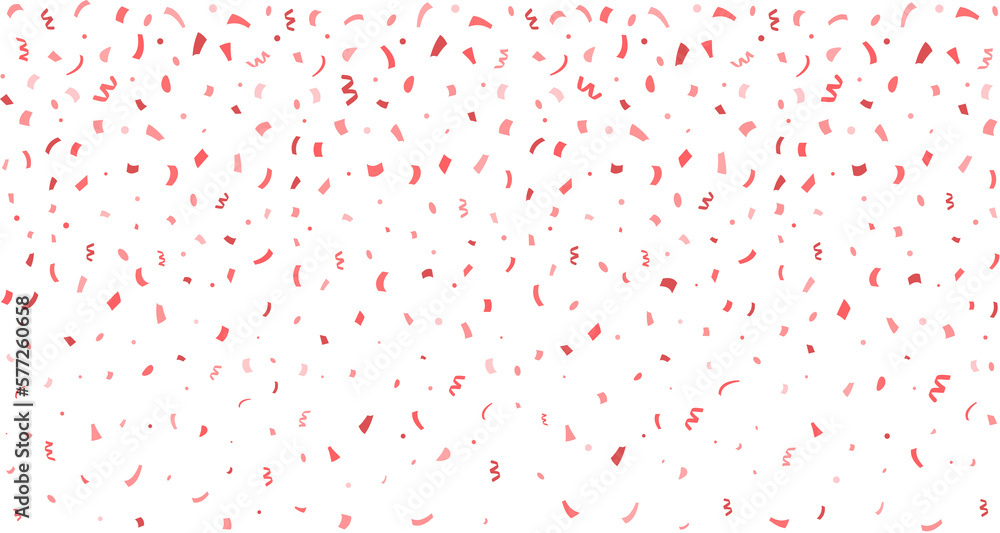 Obraz premium Background with falling pink confetti