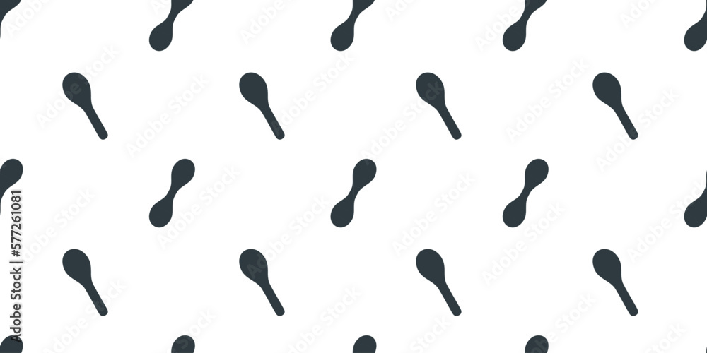 Vector flat hand drawn seamless pattern with maracas Vector flat hand drawn seamless pattern with maracas
