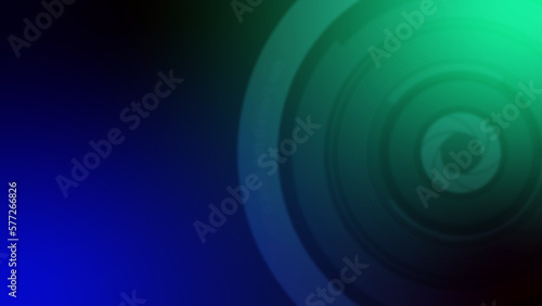 Detailed illustration of the camera lens on gradient background