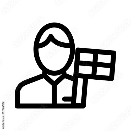 arbitrator icon or logo isolated sign symbol vector illustration - high quality black style vector icons
