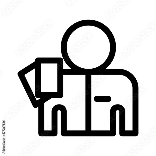 arbitrator icon or logo isolated sign symbol vector illustration - high quality black style vector icons
