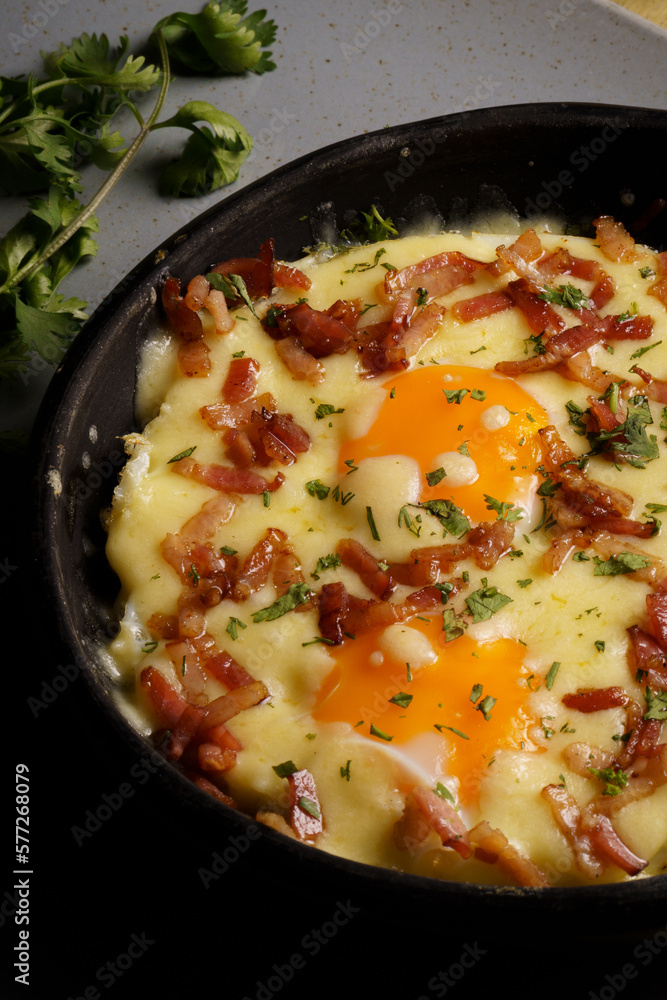 fried eggs with bacon fried eggs with bacon