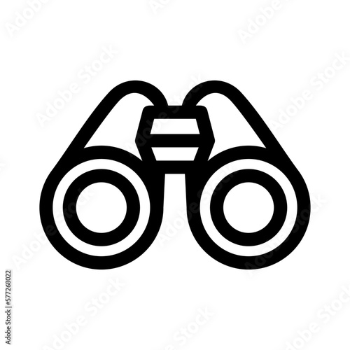 binoculars icon or logo isolated sign symbol vector illustration - high-quality black style vector icons

