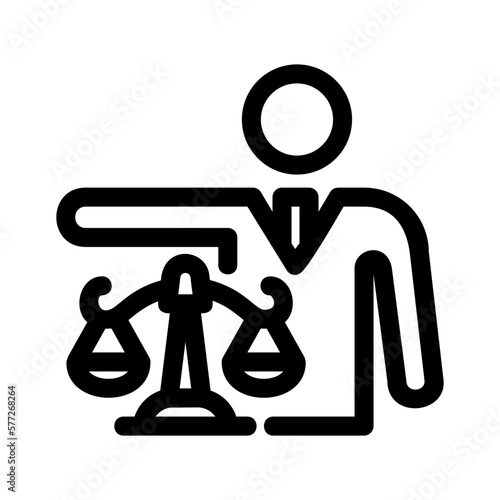 business law icon or logo isolated sign symbol vector illustration - high quality black style vector icons
