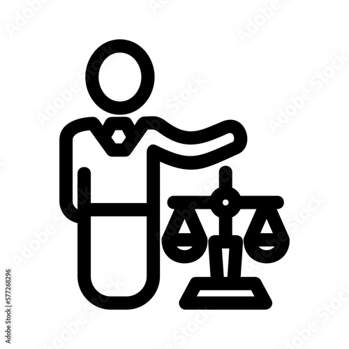 business law icon or logo isolated sign symbol vector illustration - high quality black style vector icons
