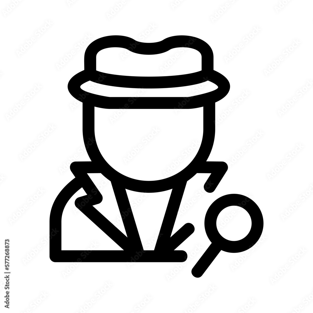detective man icon or logo isolated sign symbol vector illustration - high quality black style vector icons
detective man icon or logo isolated sign symbol vector illustration - high quality black style vector icons