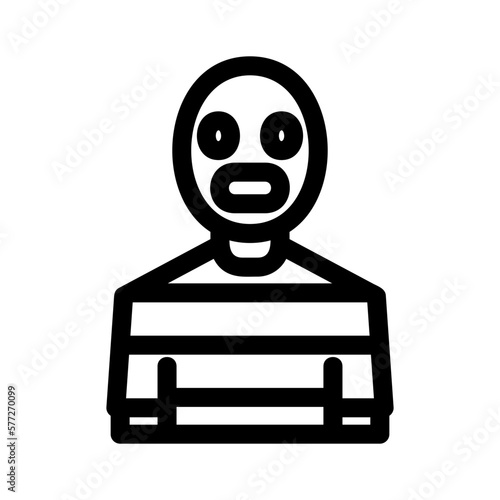 prisoner icon or logo isolated sign symbol vector illustration - high quality black style vector icons
