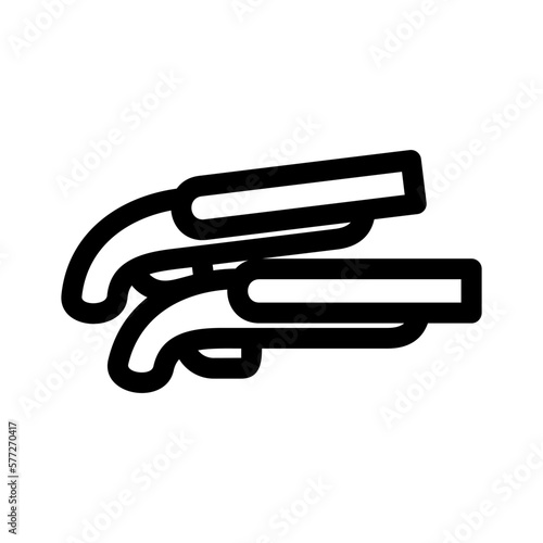 shotgun icon or logo isolated sign symbol vector illustration - high quality black style vector icons
