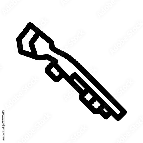 shotgun icon or logo isolated sign symbol vector illustration - high quality black style vector icons
