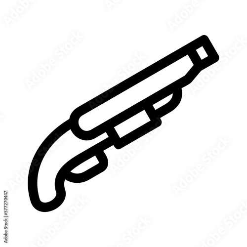 shotgun icon or logo isolated sign symbol vector illustration - high quality black style vector icons
