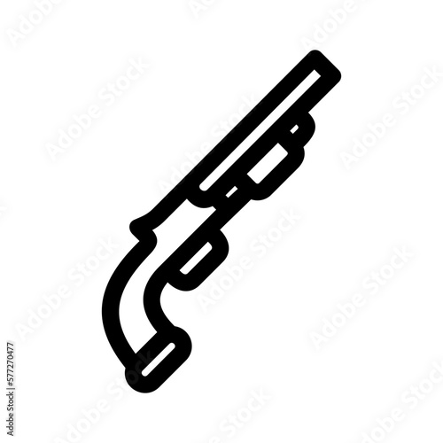 shotgun icon or logo isolated sign symbol vector illustration - high quality black style vector icons
