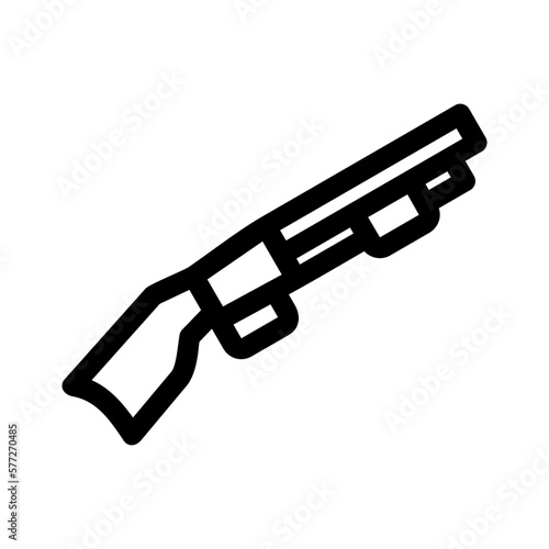 shotgun icon or logo isolated sign symbol vector illustration - high quality black style vector icons
