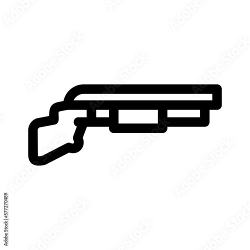 shotgun icon or logo isolated sign symbol vector illustration - high quality black style vector icons
