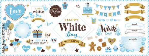 ホワイトデーセット素材