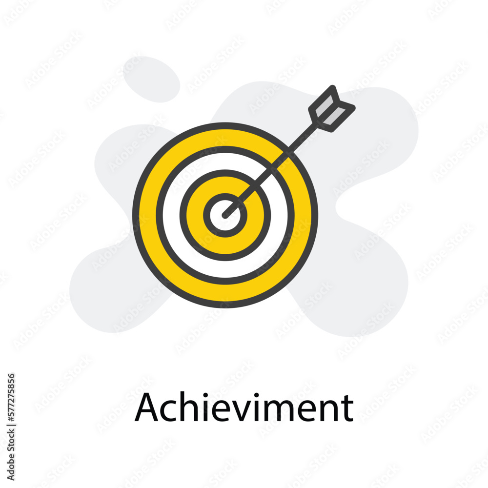 Achievement icon design stock illustration Achievement icon design stock illustration