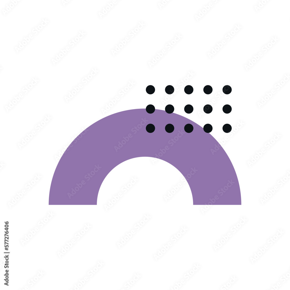 Geometric Memphis Element Geometric Memphis Element