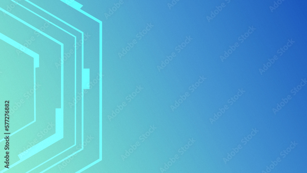 tech hexagon circle with grain texture in blue gradient background suitable for web design, education and presentation purposes tech hexagon circle with grain texture in blue gradient background suitable for web design, education and presentation purposes