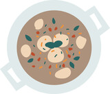 Food Dish Icon Illustration
