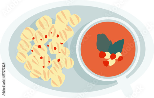 Food Dish Icon Illustration