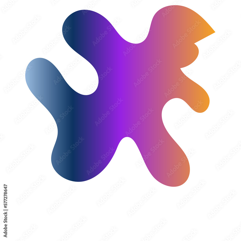 Futuristic Abstract Shapes Gradient Decor Futuristic Abstract Shapes Gradient Decor