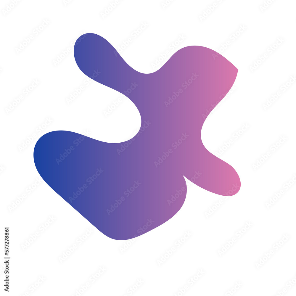 Futuristic Abstract Shapes Gradient Decor Futuristic Abstract Shapes Gradient Decor