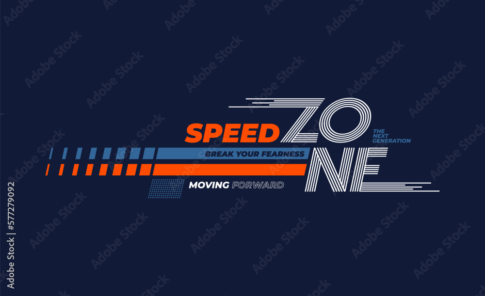 racing team trendy fashionable vector t-shirt and apparel design, typography, print, poster. 