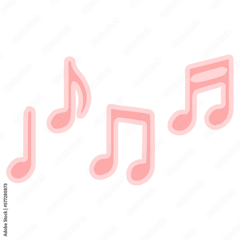 Pink Color Music Icon Pink Color Music Icon