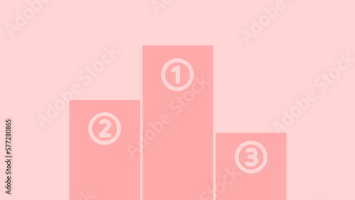 Pink Color 123 Winner Background