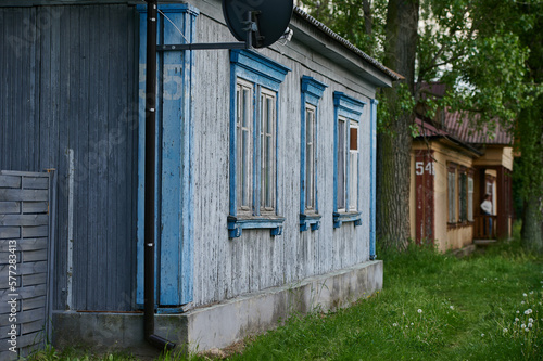 Obraz na płótnie Wooden houses of Osiedle