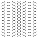 Geometric line pattern seamless hexagon pattern