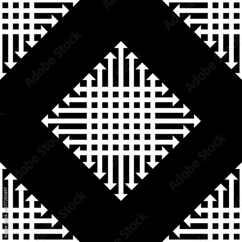 Seamless oriental geometric ethnic pattern for background or wallpaper. Carpet
