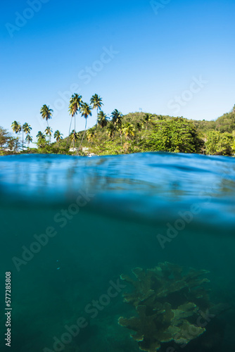 Fototapeta Naklejka Na Ścianę i Meble -  Tres Palmas Marine Reserve in Rincon, Puerto Rico