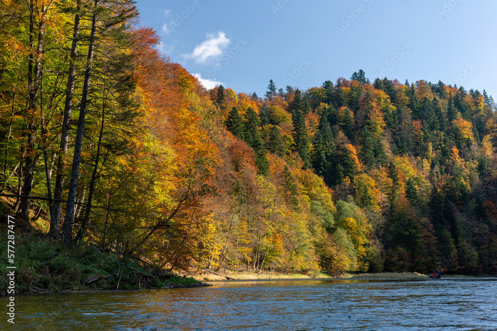 Fototapeta premium Spływ Przełomem Dunajca - Pieniny