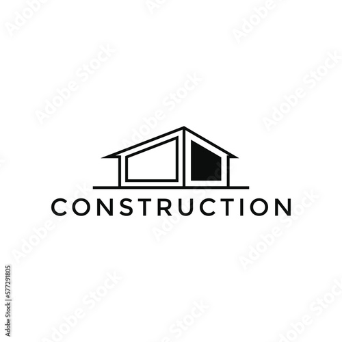 illustration vector graphic logo design home builder