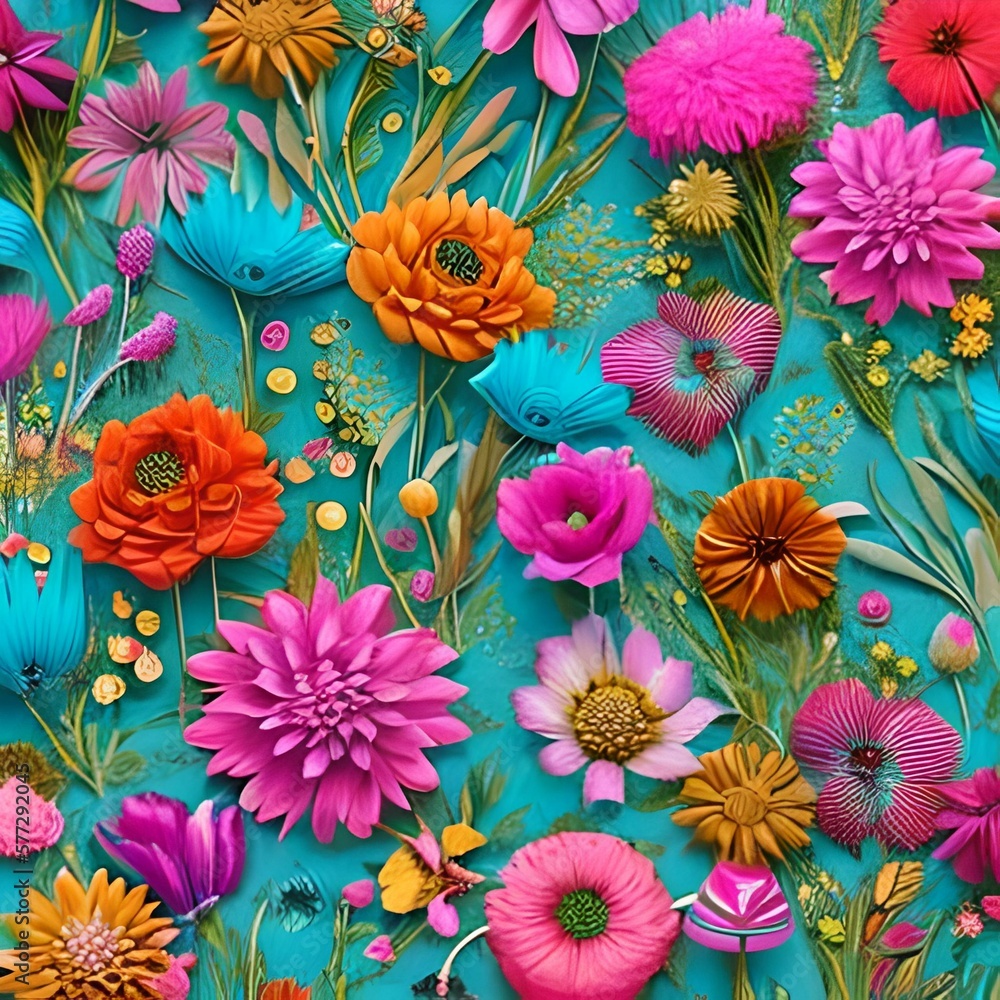 floral pattern, blue background
artificial intelligence